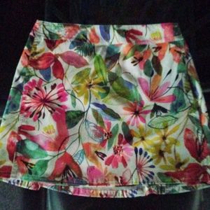 RipSkirt Wildflower Watercolor size Small Velcro adjustable wrap, never worn